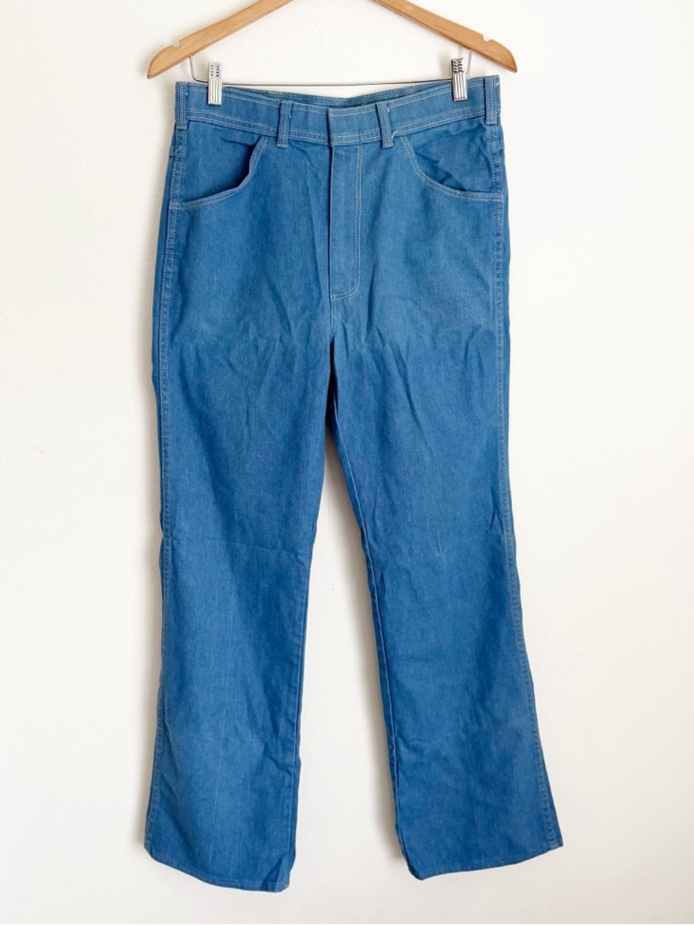 Sport Abouts Jeans Big Yank Denim Light Blue Comfort  Streetwear Men 70s 32 X 31